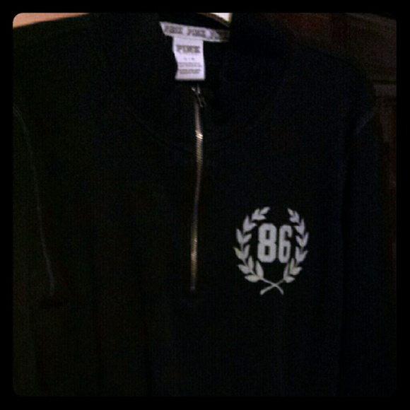 Pink pullover hoodie