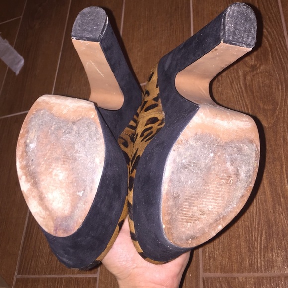 Platform cheetah shoes - Picture 2 of 3