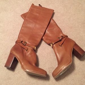 Excellent Tan Leather Michael Kors Boots
