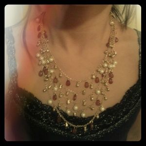 Romantic Five Strand Necklace