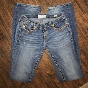 MEK boot cut jeans - inseam extra long!