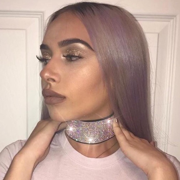 BellaVictoria Boutique Jewelry - Dahlia Multi Color Luxd Crystal Choker