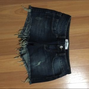 NWT Victoria's Secret Pink Distressed Jean Shorts
