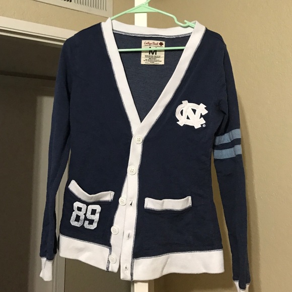 North Carolina Tarheels cardigan NWOT