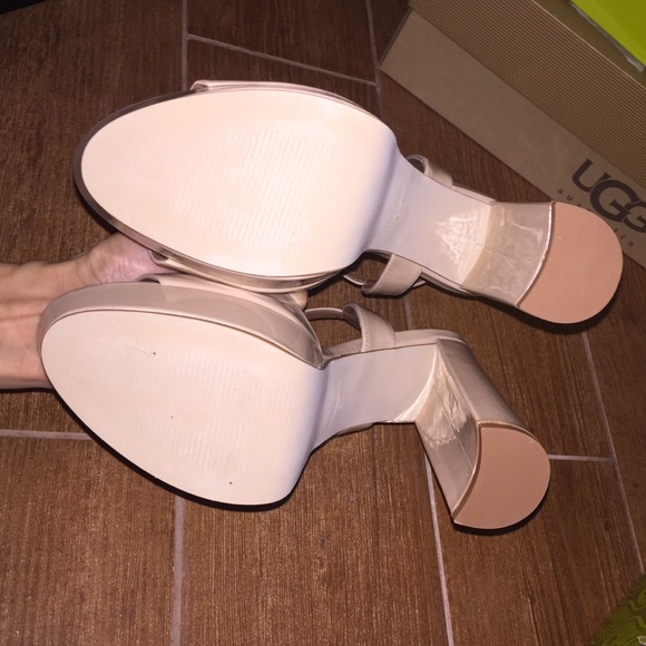 Nude Patent Kinder Steve Madden Pumps - Picture 2 of 2