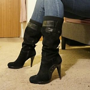 GUESS Suede stiletto boots