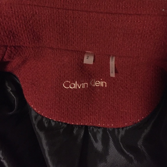 Gorgeous color CK coat - Picture 3 of 4