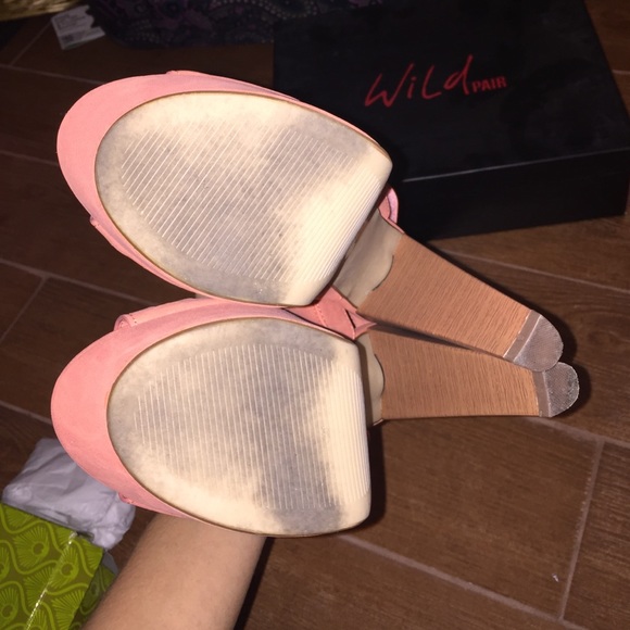 Salmon gladiator platform sandal - Picture 2 of 2