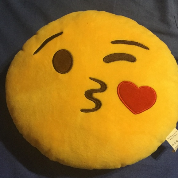 2 OFFICIAL EMOJI PILLOWS (unused)