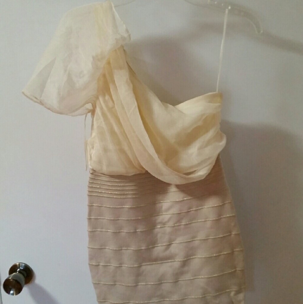 Hot Miami Styles One Shoulder Mini Dress