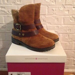 Naturalizer Talley Brown Leather Boots