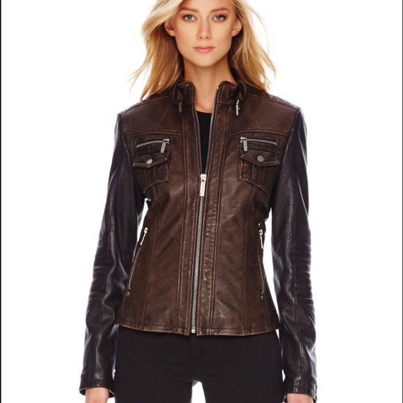 Michael Kors Leather Jacket 🍁🍂🌬