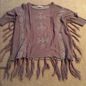 Fringe sweater