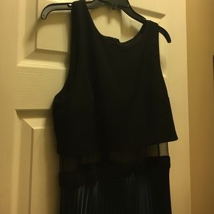 Long formal dress.