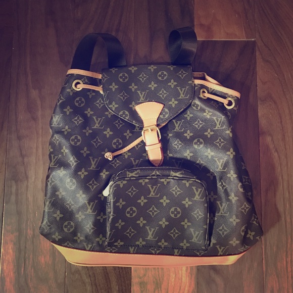 Faux Louis Vuitton Backpack