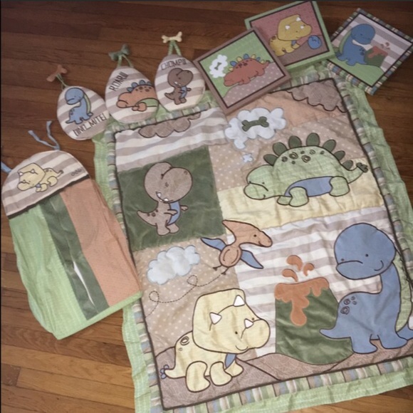 Baby Boy Dinosaur Nursery Set