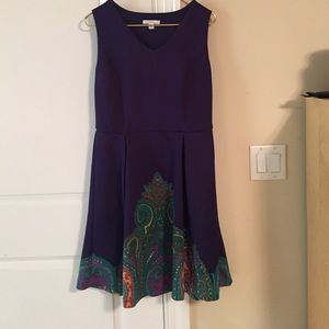 New Isaac Mizrahi Live Neoprene Dress, M