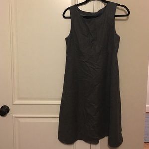 JCrew gray shift dress with pockets