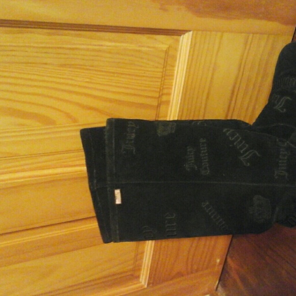 Black suede winter boots.