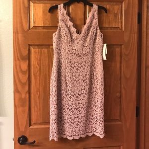 Adrianna Papell lace shimmery dress