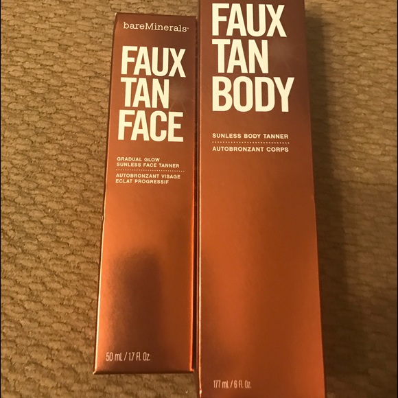 Bareminerals - Faux tan face and faux time body.