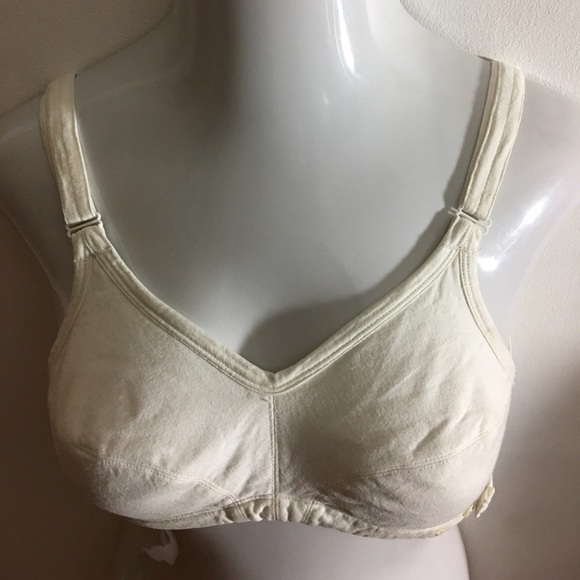 ❌sold❌Cottonique Latex Free Bra SZ 7 100% cotton