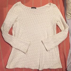 Brandy long off white sweater