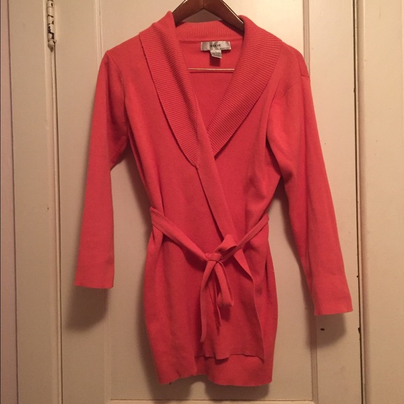 Salmon Sweater Jacket