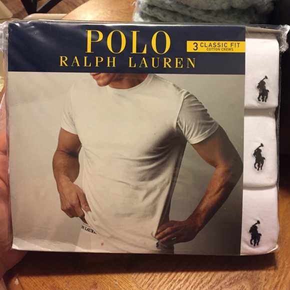 Polo Ralph Lauren Classic Crew Neck T-Shirt LG WHT