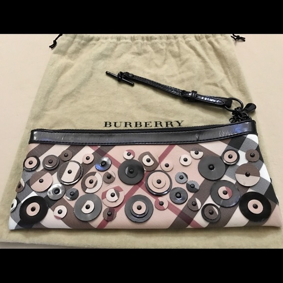 Burberry Handbags - Authentic Burberry clutch bag limited edition