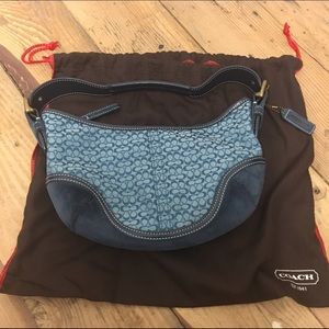 Vintage coach real signature bag