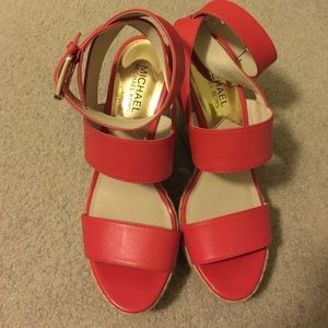 Michael Kors Coral Wedges
