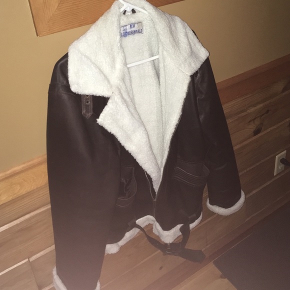 Bomber Shearling Winter Flying Jacket - Picture 3 of 3