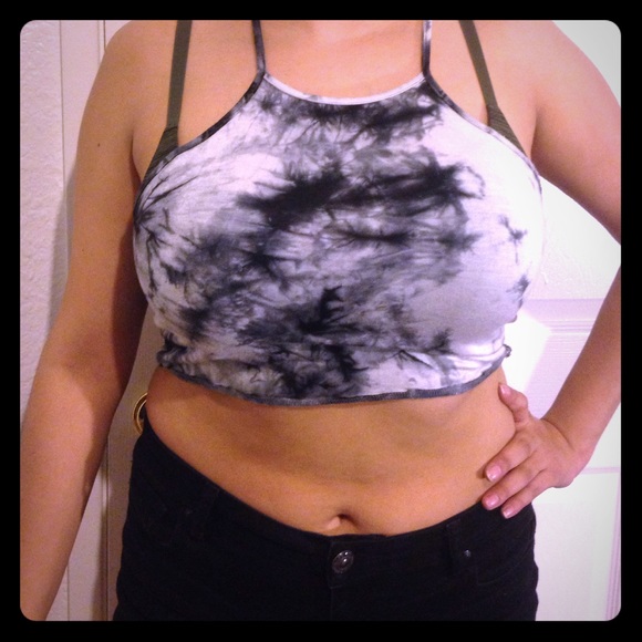 Tie dye crop top