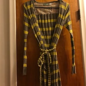 Anthropologie Long striped sweater