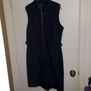 Women's Dark Blue Denim Dress