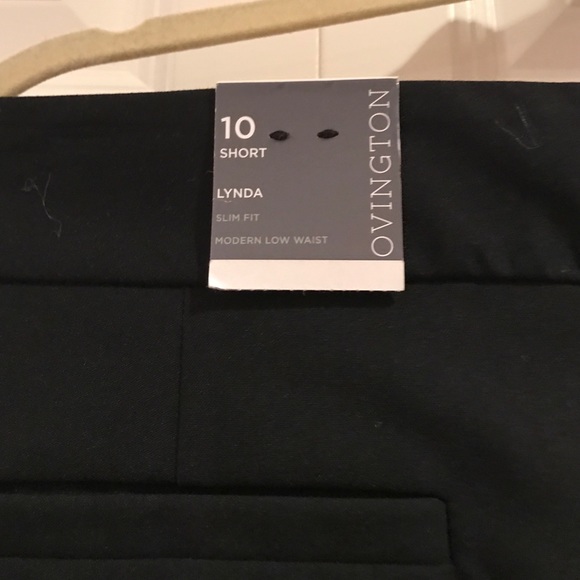 Black Slim Fit Dress Pants - Picture 4 of 4