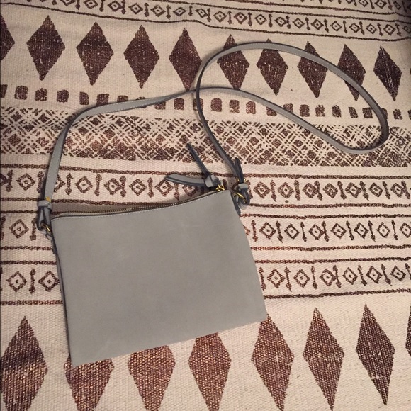 Old Navy Faux Suede Dbl Compartment Crossover bag