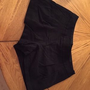 J Crew pleated linen shorts with a side zipper