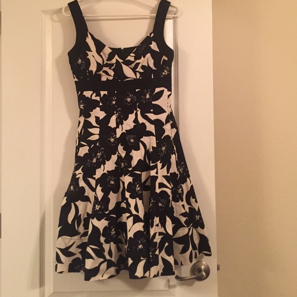Black and white dress