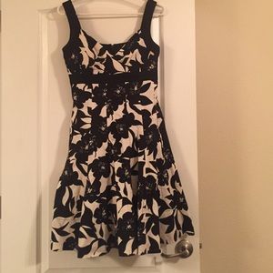 Black and white dress