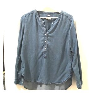 Loft softened jean shirt