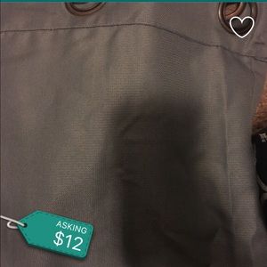 Grey curtains never used