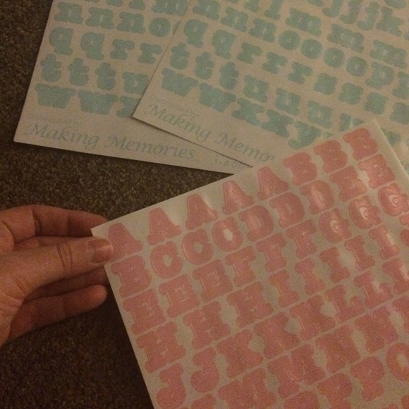 Scrapbooking Letters Stickers - Picture 4 of 4