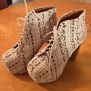 Jeffrey Campbell heeled booties