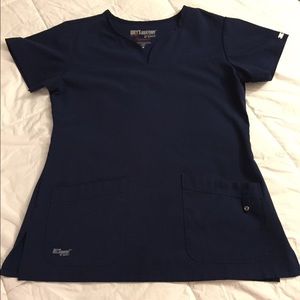 Grey's Anatomy Navy Scrub Top
