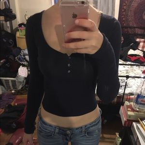 Abercrombie & Fitch Crop Shirt