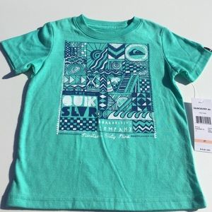 (New). Toddler Boys Quicksilver Tee