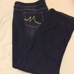 Maurice's dark wash jeans