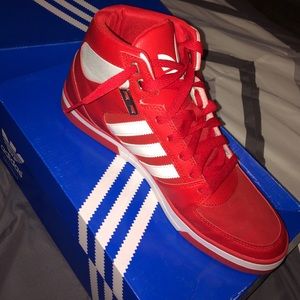 Men's Red High-Top Adidas